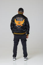 Satin Varsity Jacket