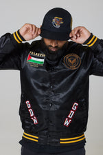 Satin Varsity Jacket